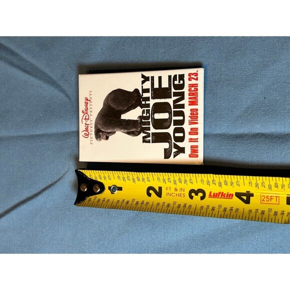 Vintage Disney Mighty Joe Young Video Release Promotional Button - Picture 3 of 3